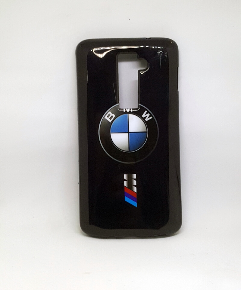 Накладка для LG G2 BMW Чорний (силікон)-0