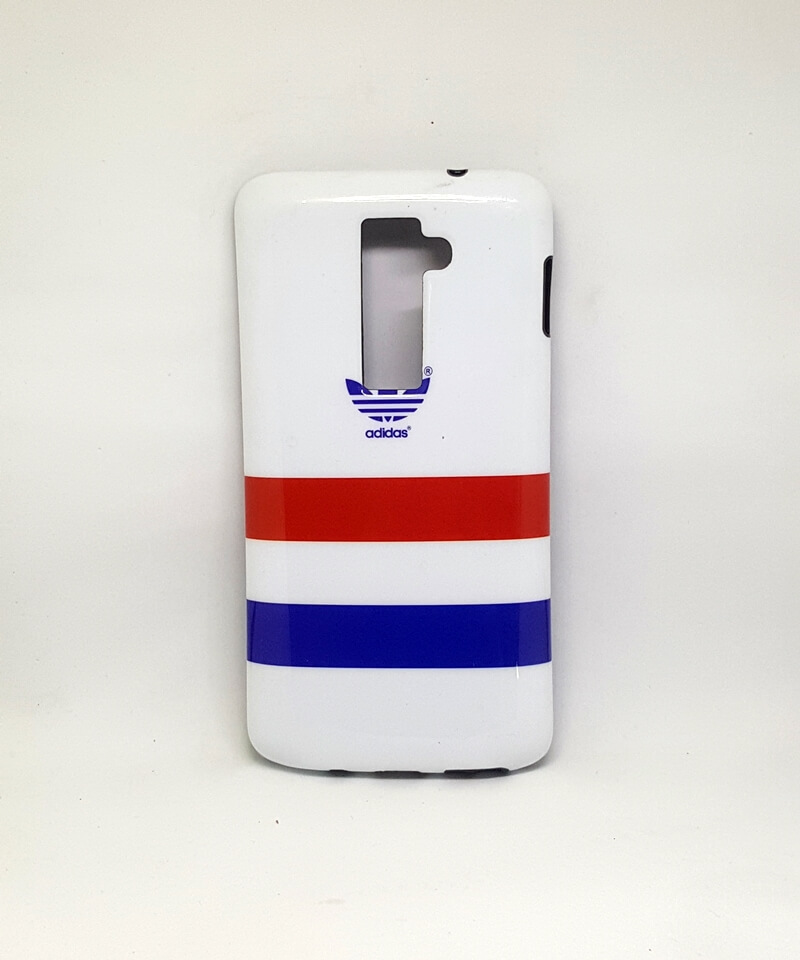 Накладка для LG G2 Adidas білий (силікон)-0