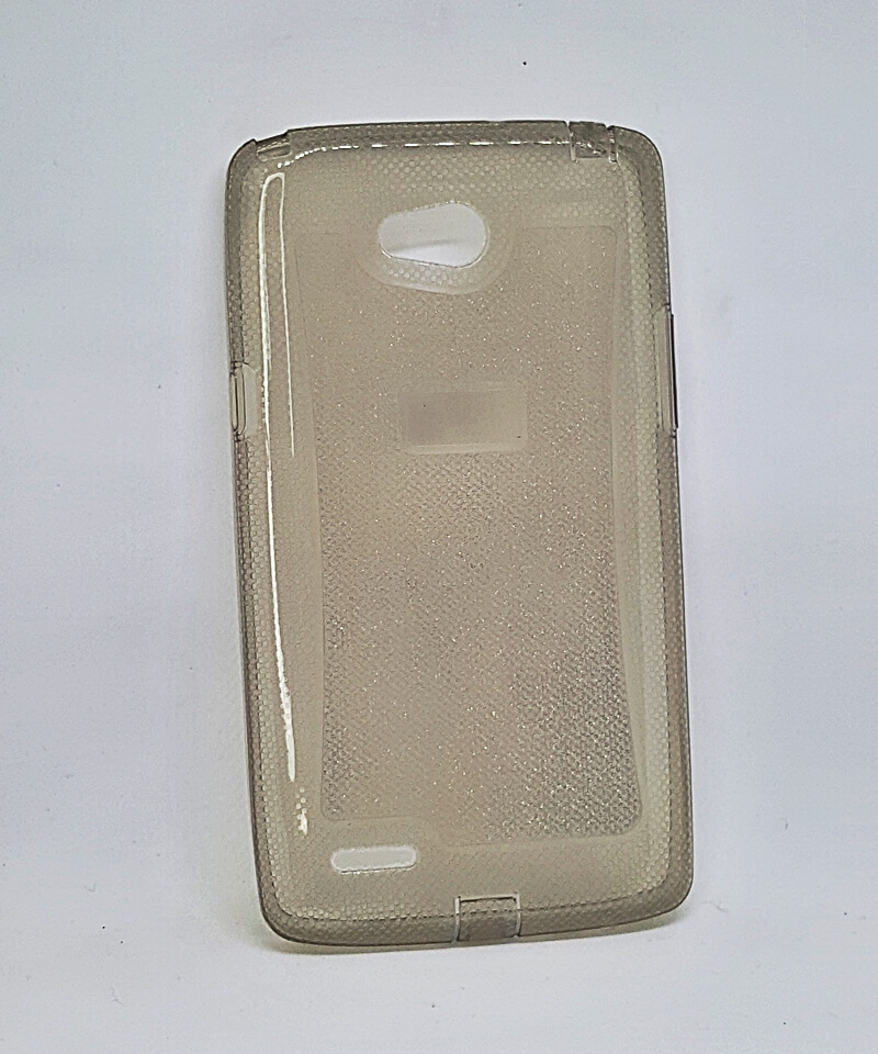 Накладка для Lg L80 LUXURE SHINE сірий (силікон)-0