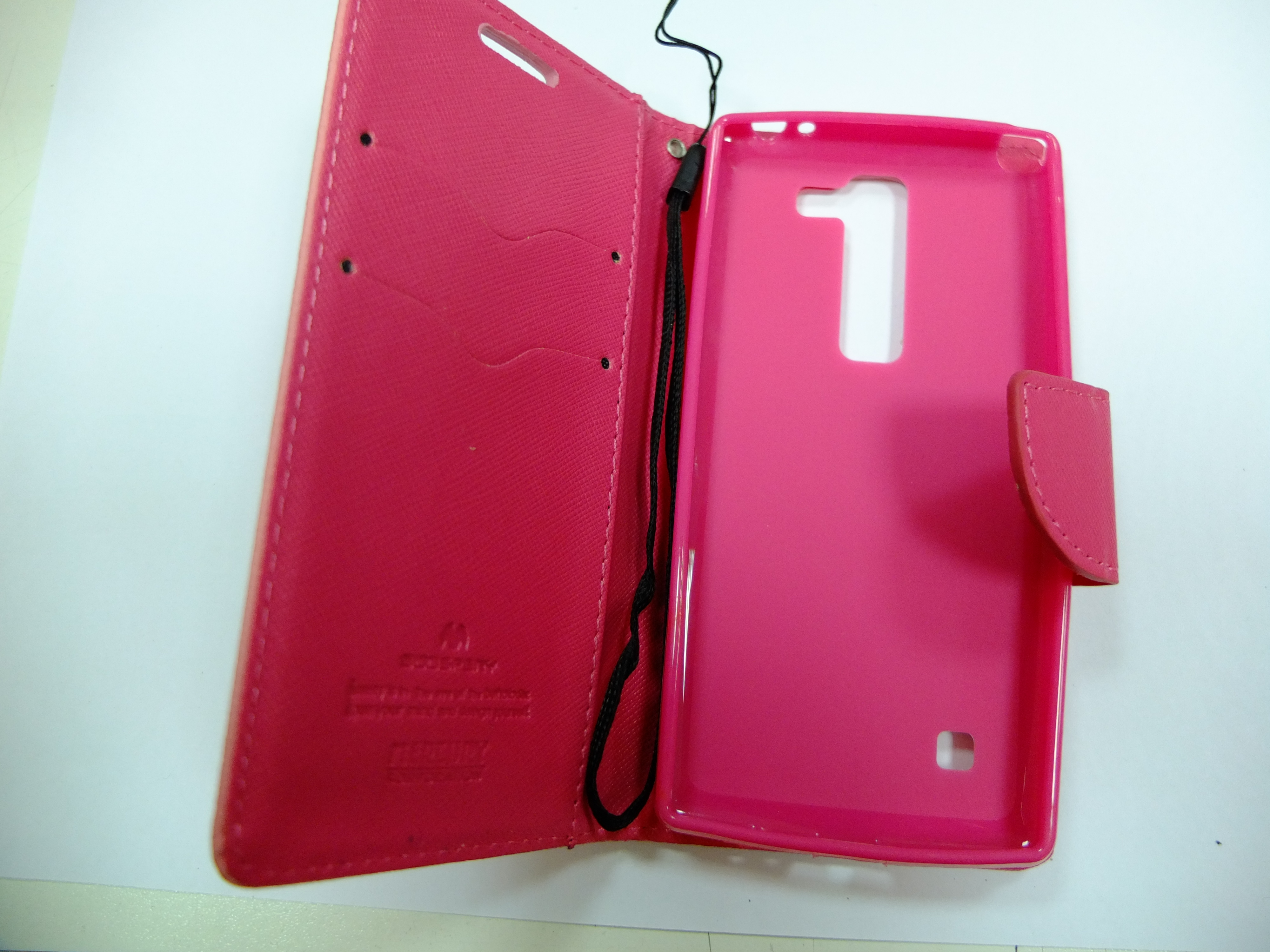 Книжка Goospery Fancy для LG Magna C90 рожева-2