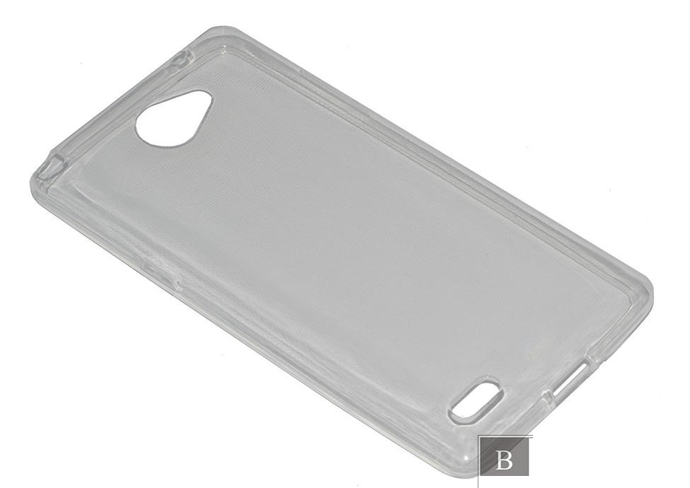 Накладка TPU Сrystal для LG Max Grey-0