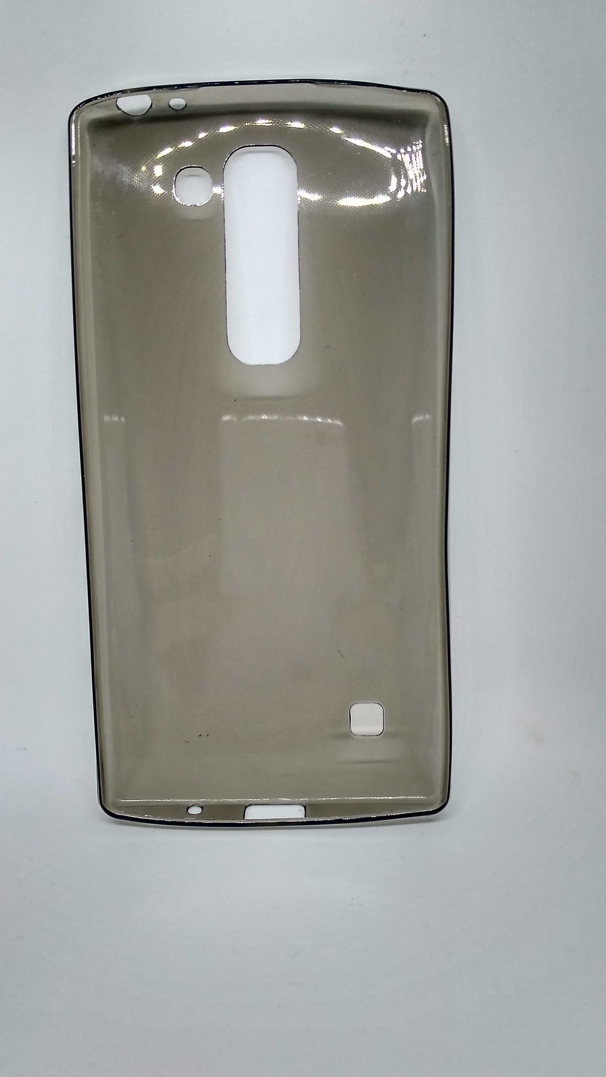 Накладка для LG Spirit силікон 0,3 сірий-1