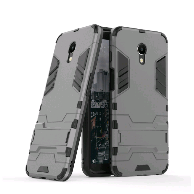Накладка Hard Defence для Meizu M3/M3s сіра-0