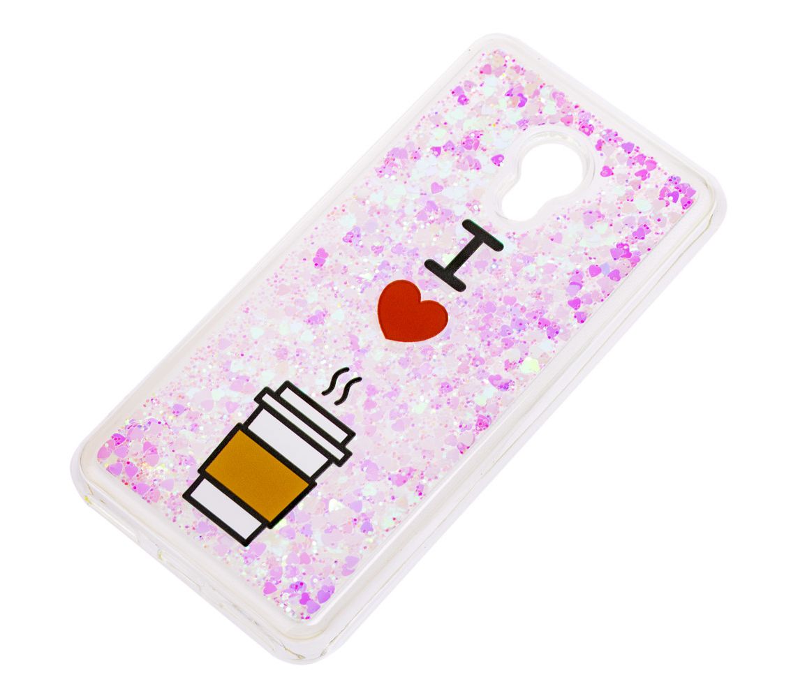 Накладка Lovely Stream для для Meizu M6 (M711)  "i love coffe"-1