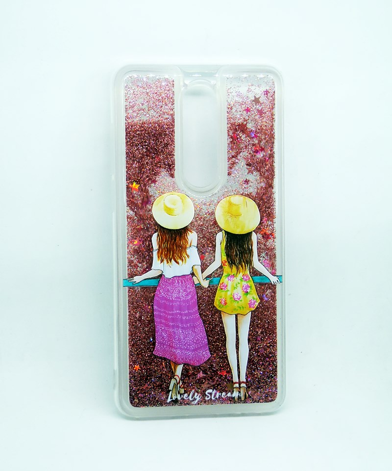 Накладка Lovely Stream для Meizu M8 Note (M822) (two girls)-0