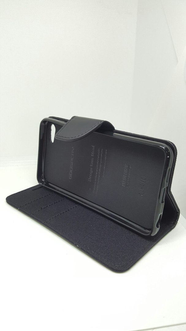 Книжка Goospery Canvas для Meizu U20 чорна-2