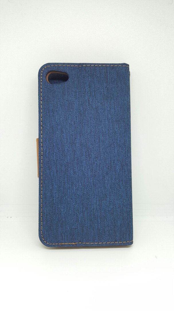 Книжка Goospery Canvas для Meizu U20 синя-1