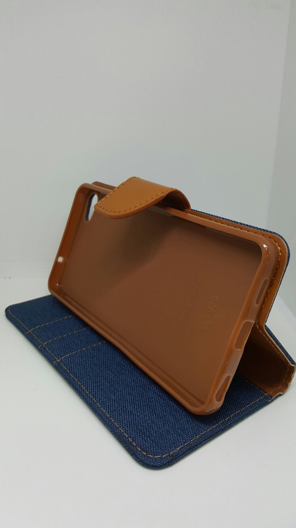 Книжка Goospery Canvas для Meizu U20 синя-2