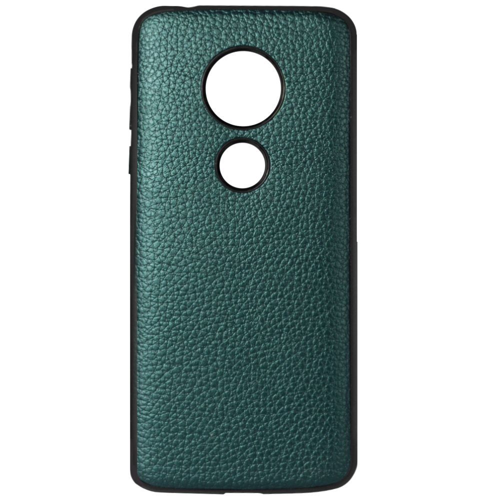 Накладка Miami Leather для Motorola G6 Play Green-0