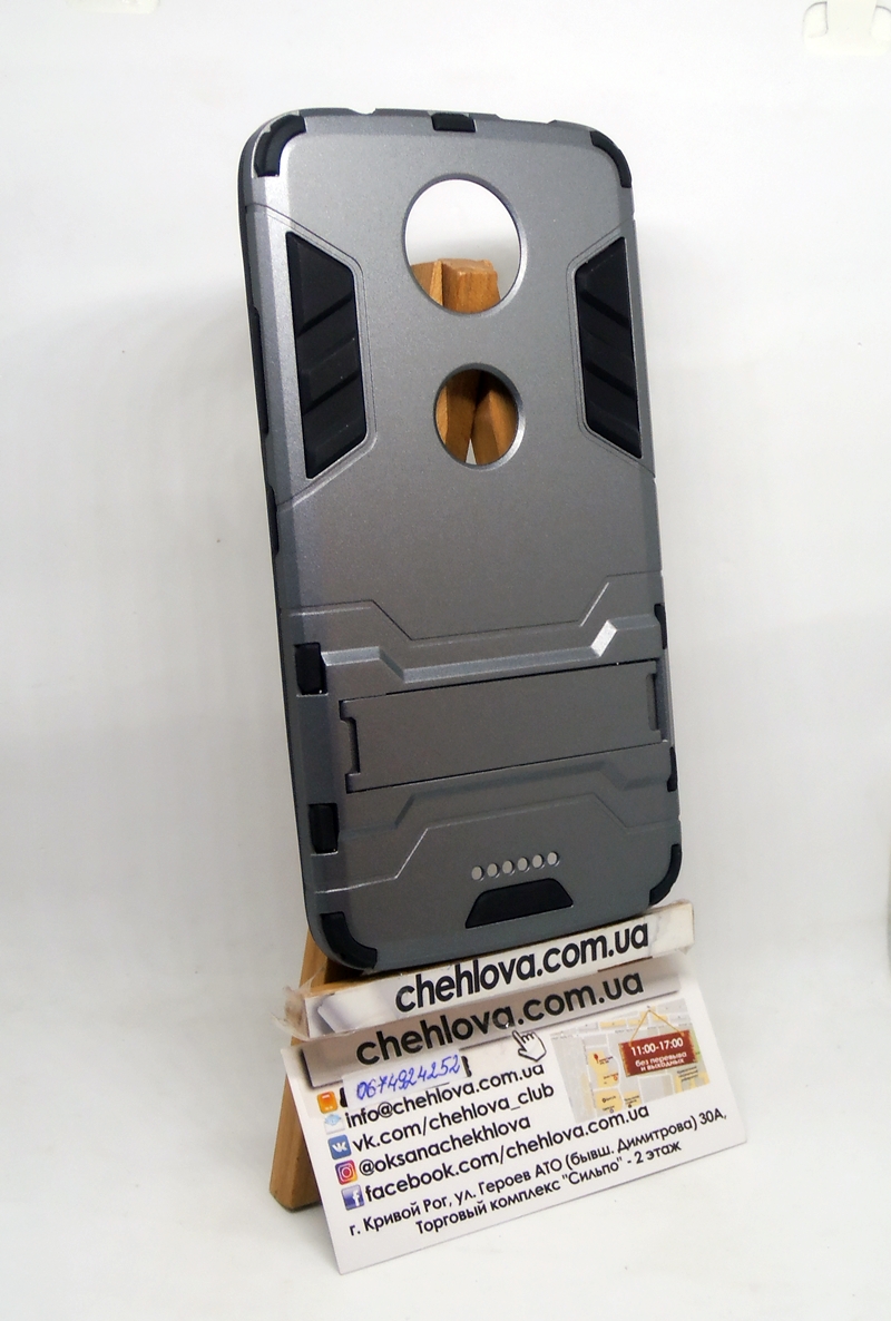 Накладка Hard Defence для Moto C Space Gray-0