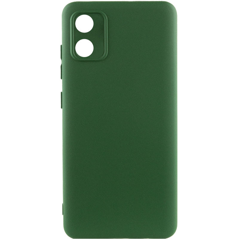 Full Silicone Case для MOTOROLA E13 4G (Dark Green)-0