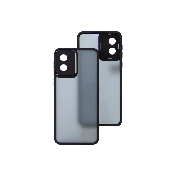 Накладка Luxury Metal Lens для MOTOROLA E13 (Чорний)-0