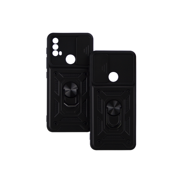 Накладка Camshield Serge Ring для Moto E20/E30/E40 Чорна-0