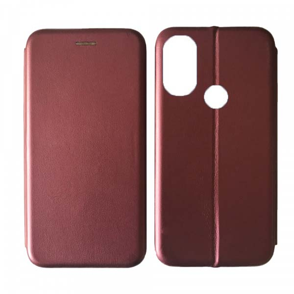Книжка Premium для Moto E20 / E30 / E40 бордова-0