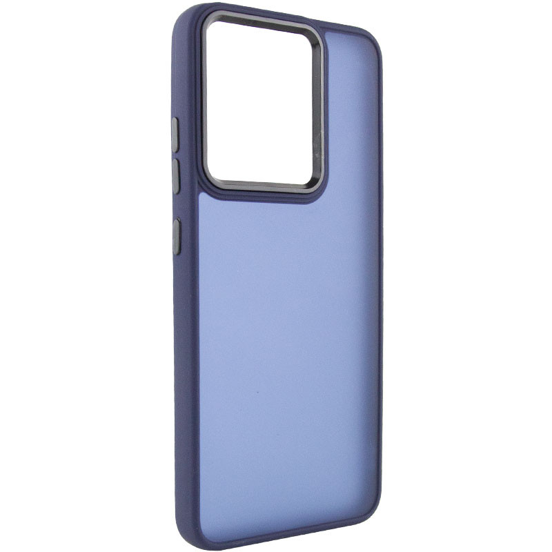 Накладка TPU+PC Lyon Frosted для Moto E40/E20/E30 (Blue)-1