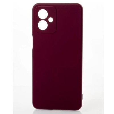 Silicone Case Full Camera для Moto G14 Marsala-0