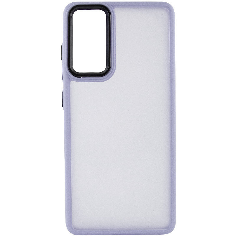 Накладка TPU+PC Lyon Frosted для Moto G22 (Lavander grey)-0