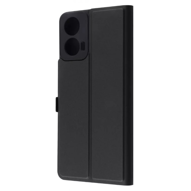 Книжка WAVE Flap для Moto G34 (black)-1