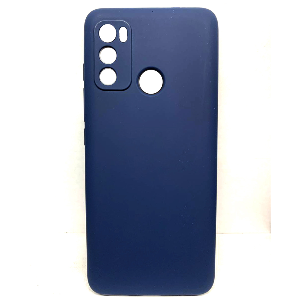 Silicone Case Full Camera для Moto G60 Dark Blue-0