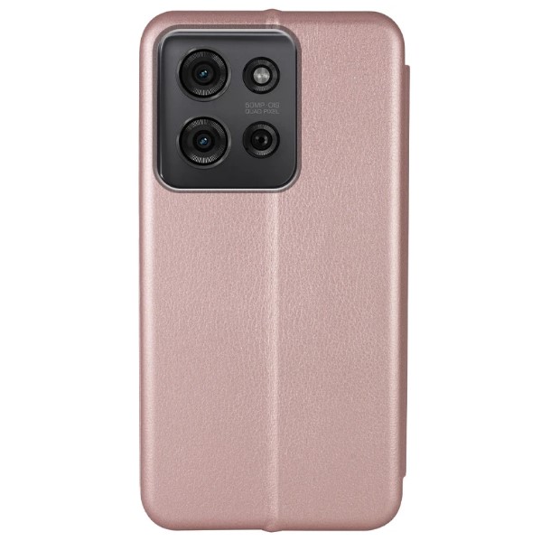 Книжка Premium для Moto G75 рожеве золото-1