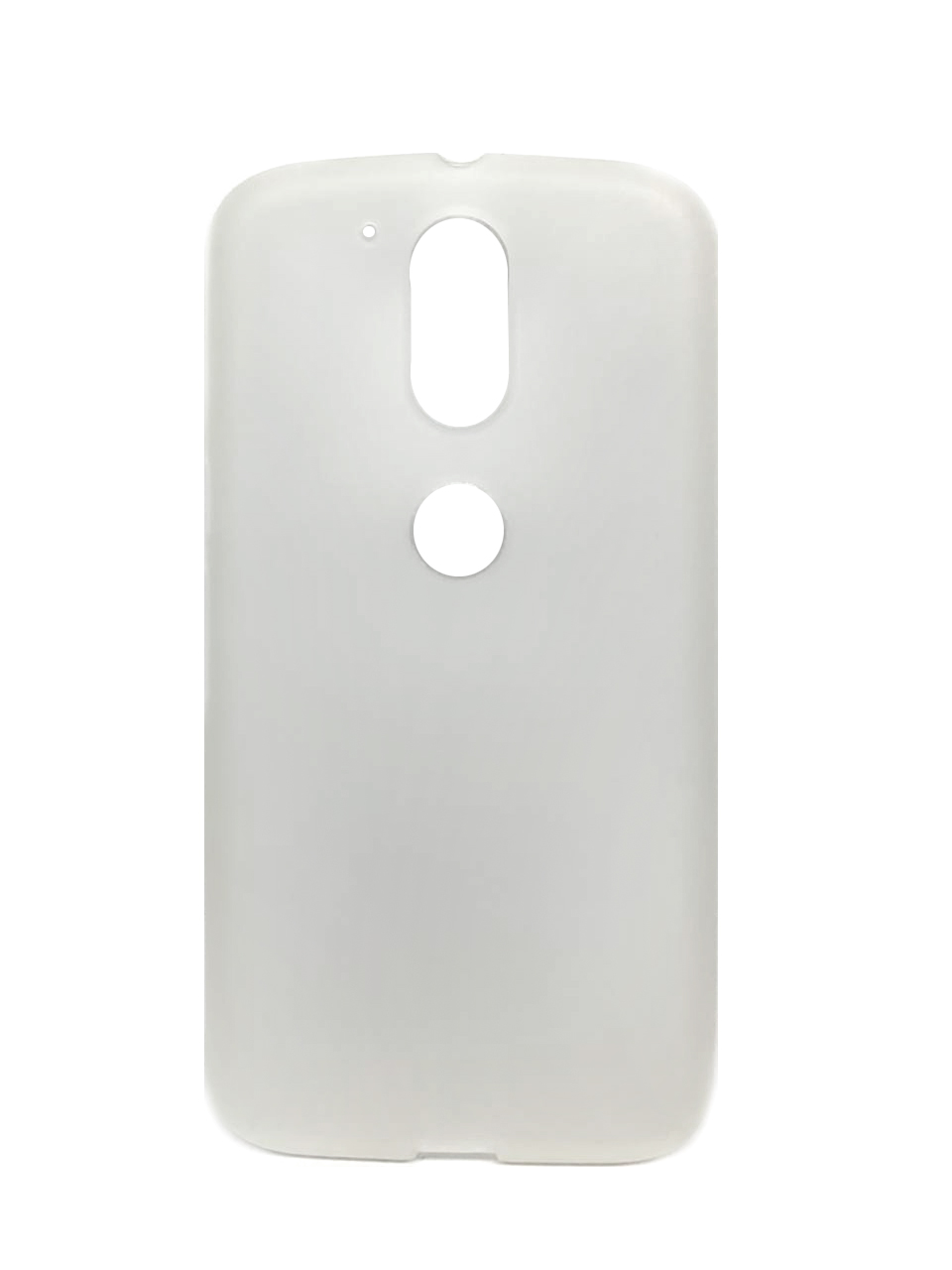 Накладка для Moto G4 / G4 Plus білий силікон-0