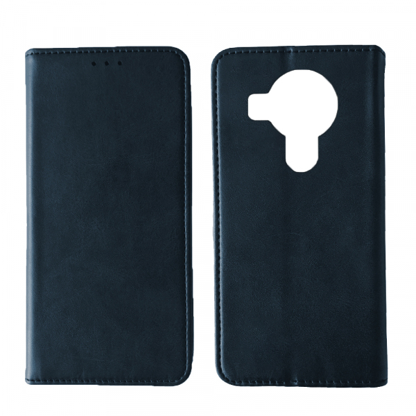 Книжка Black TPU Magnet для Nokia 3.4 синя-0