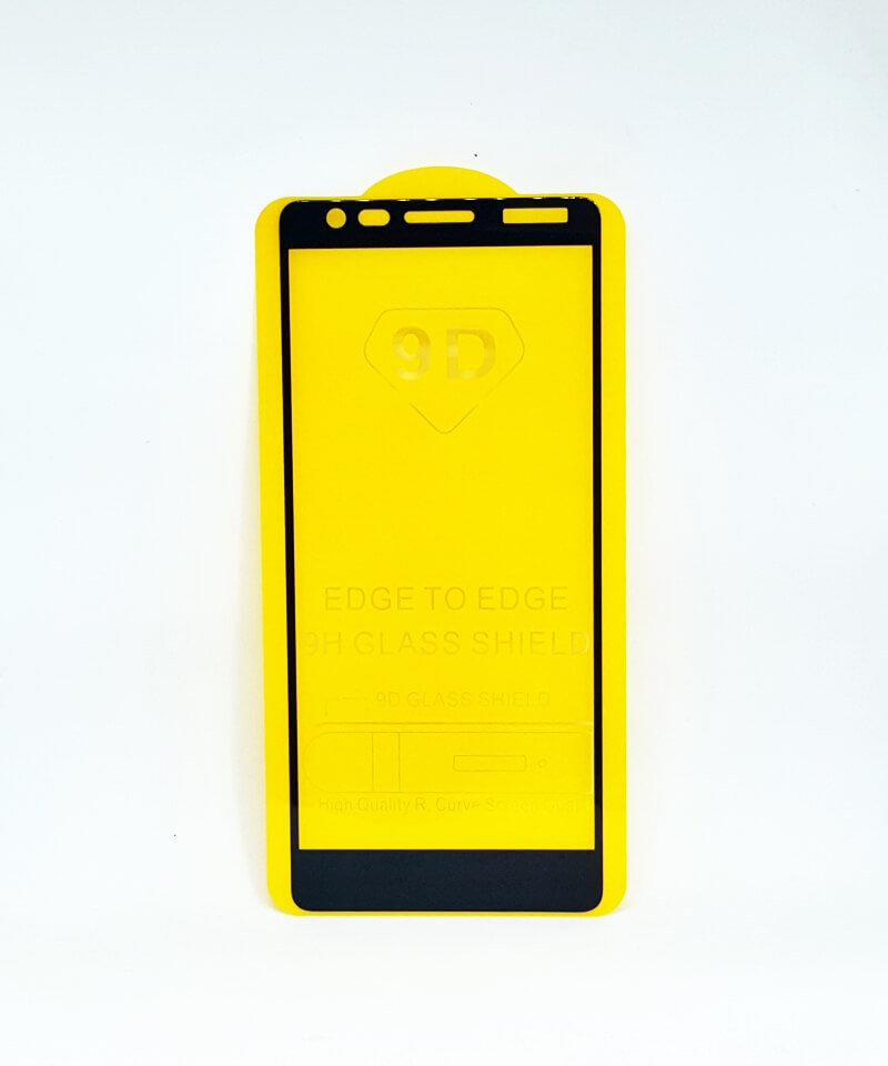 Захисне скло 3D для Nokia 3 чорне-0