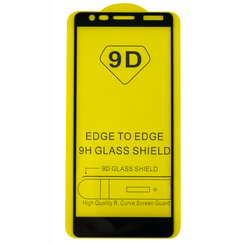 Захисне скло Full Glue для Nokia 3 з чорною рамкою-0