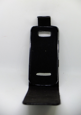 Книжка для Nokia Asha 305/306 черная рептилія-2