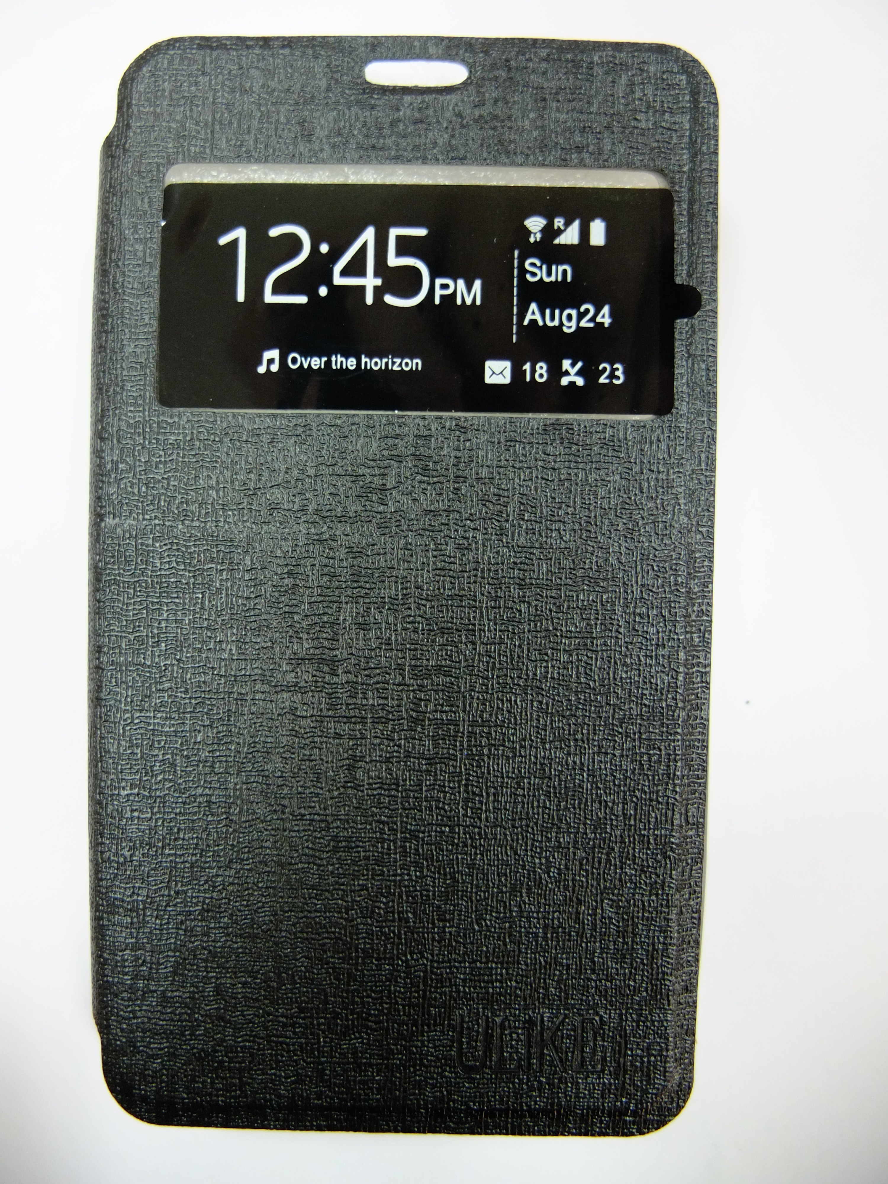 Книжка Ulike для Nokia Lumia 430 з вікном чорна-0