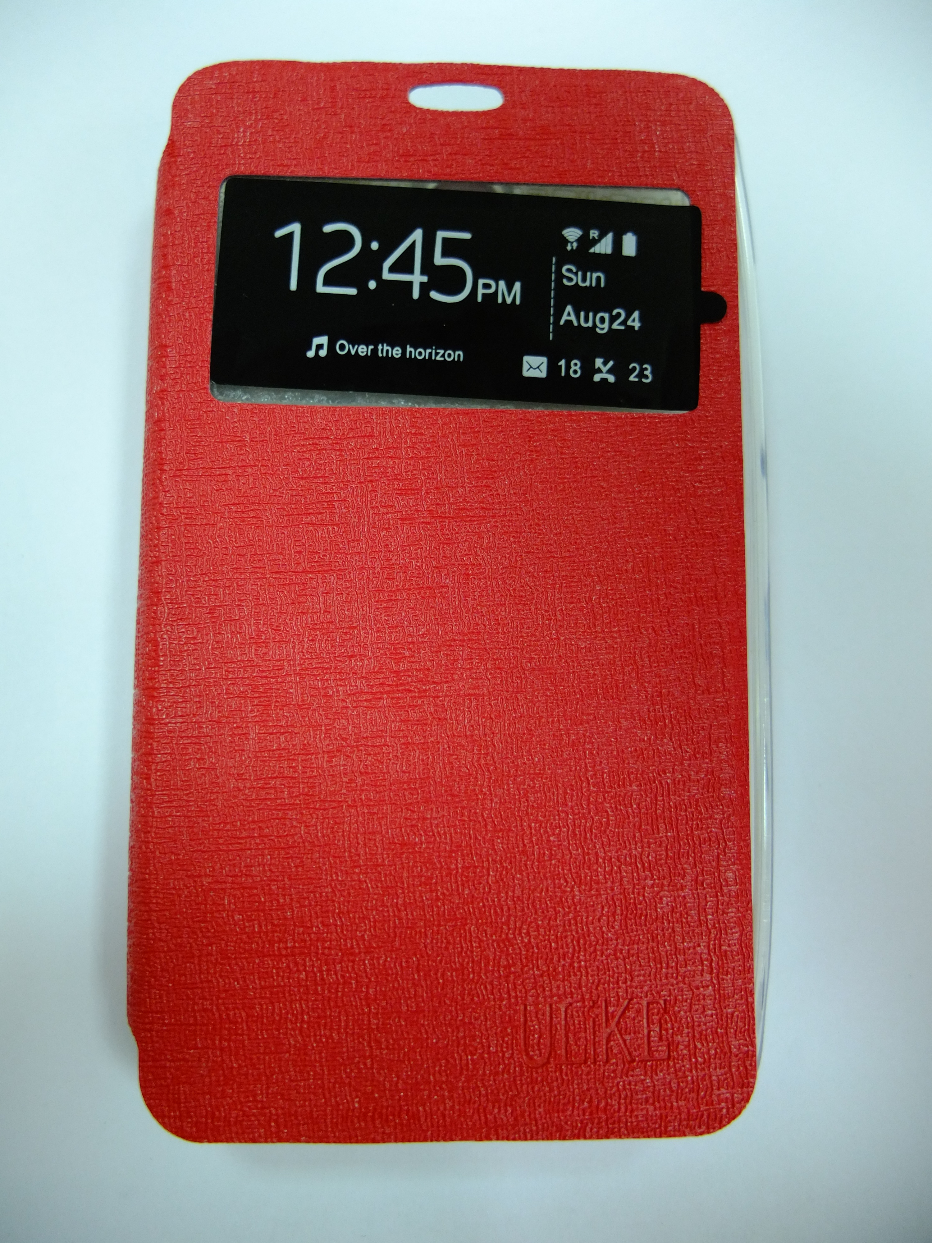 Книжка Ulike для Nokia Lumia 430 з вікном червоона-0
