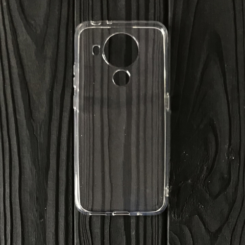 Накладка Molan Cano Glossy Jelly для Nokia 5.4 прозора з блискітками-0