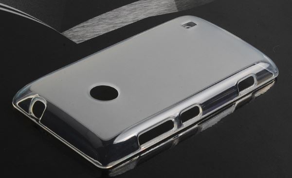 Накладка  для Nokia 520 білий силікон-0
