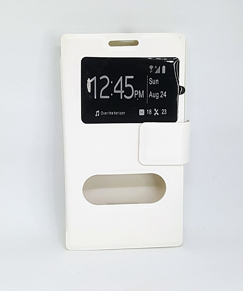 Книжка для Nokia 532 з віконцями біла-0