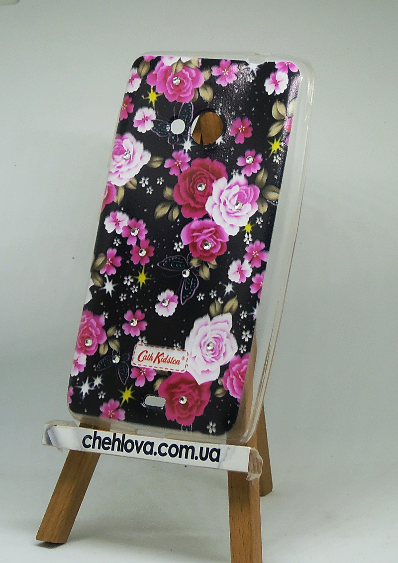 Diamond Silicone Nokia 535 (Microsoft) Cath Kidston Dark Fantasy-0