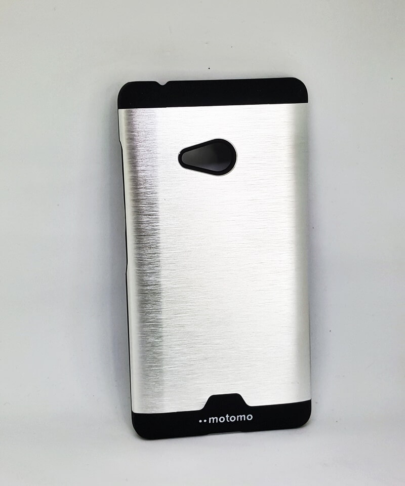Накладка для Nokia Lumia 540 Motomo металева срібна-0