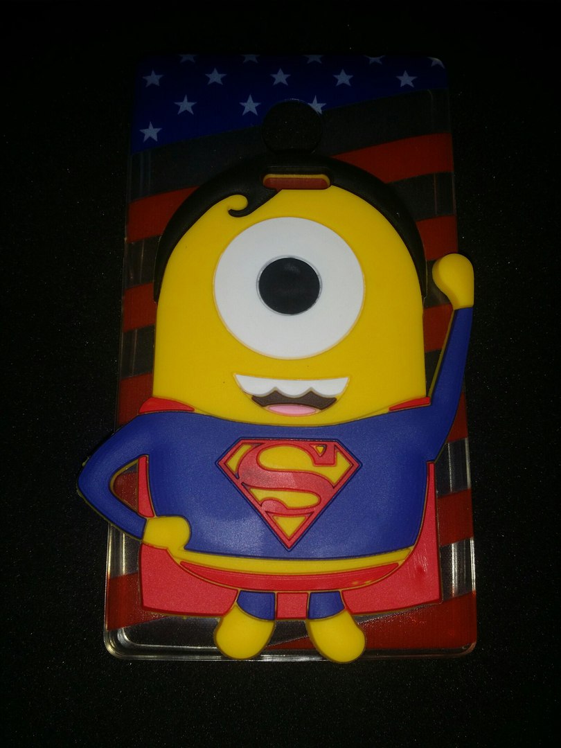 Накладка для Nokia Lumia X "Міньон-супермен" (силікон)-0