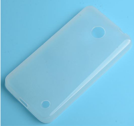 Накладка для Nokia X Білий силікон-0