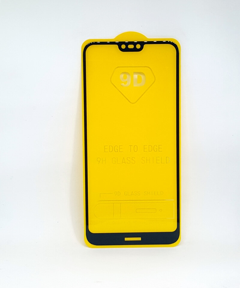 Захисне скло 3D для Nokia 7.1 чорне-0