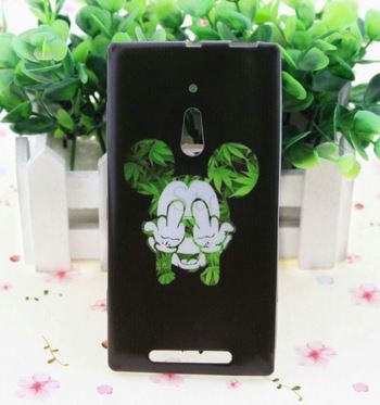 Накладка для Nokia N830 "Раста Мікі" (силікон)-0