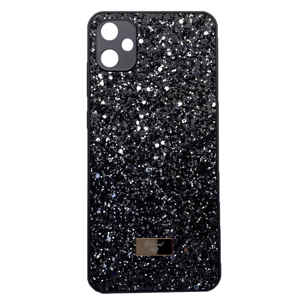 Накладка Bling Grainy Diamond Separate Camera для Samsung A06 (Чорна)-0