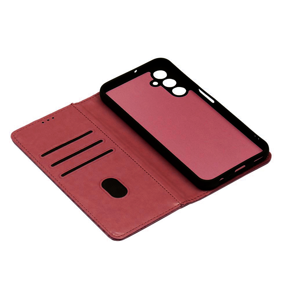 Книжка Chess Skin для Samsung Galaxy A34 (Бордова)-1