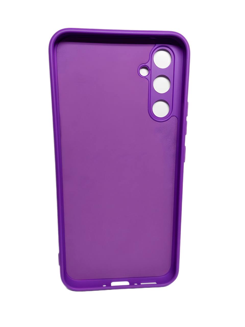 Silicone Cover Full Camera without Logo (A) для Samsung A34 (Ultra violet)-1