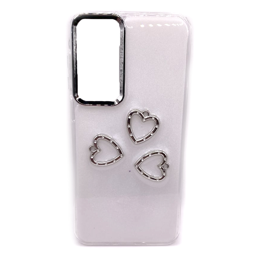 Чохол накладка Love Story 3D для Samsung A16 ( 3 Сердечки)-0