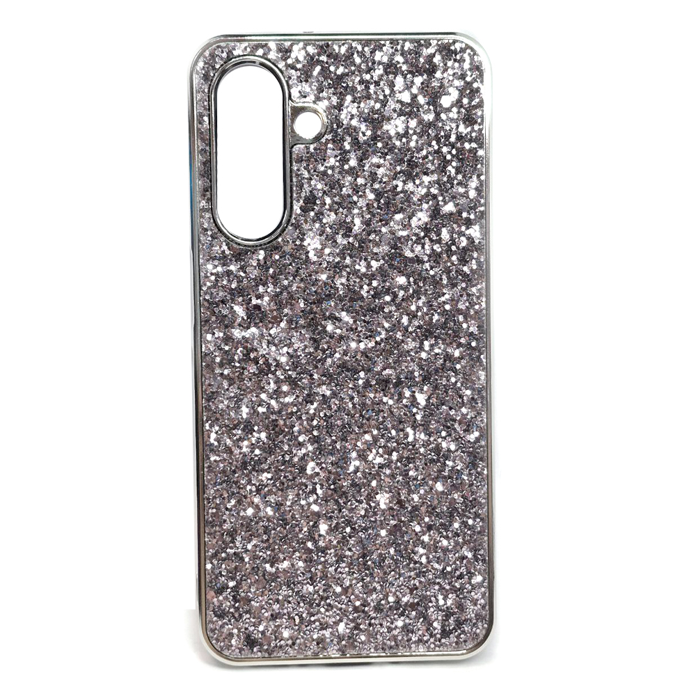 Накладка Sparkle Storm для Samsung A26 (Темно сріблястий)-0