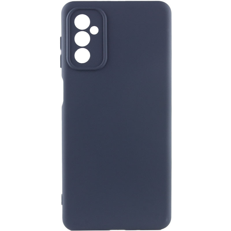 Silicone Cover Full Camera no logo (AA) для Samsung A34 5G (Midnight Blue)-0