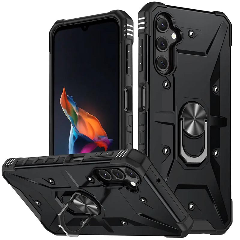 Накладка Pathfinder Ring для Samsung A34 чорна-1