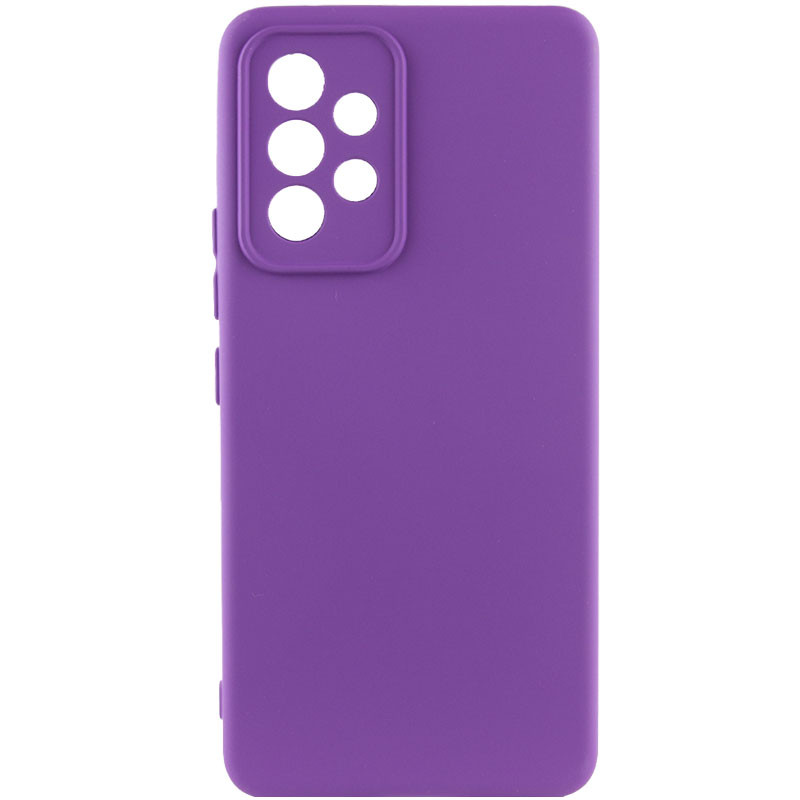 Silicone Cover Full Camera without Logo (A) для Samsung A53 (Purple)-0