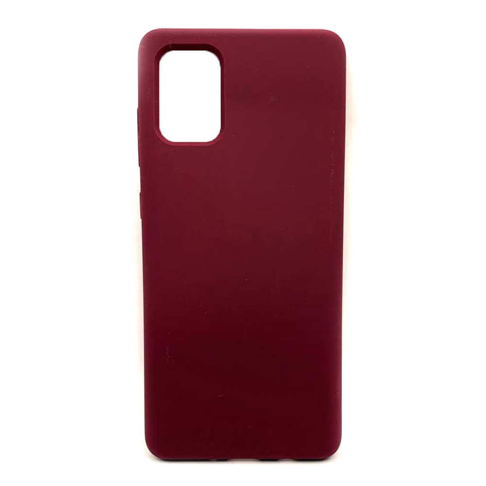 Накладка Fibra для Samsung A71 (Marsala)-0
