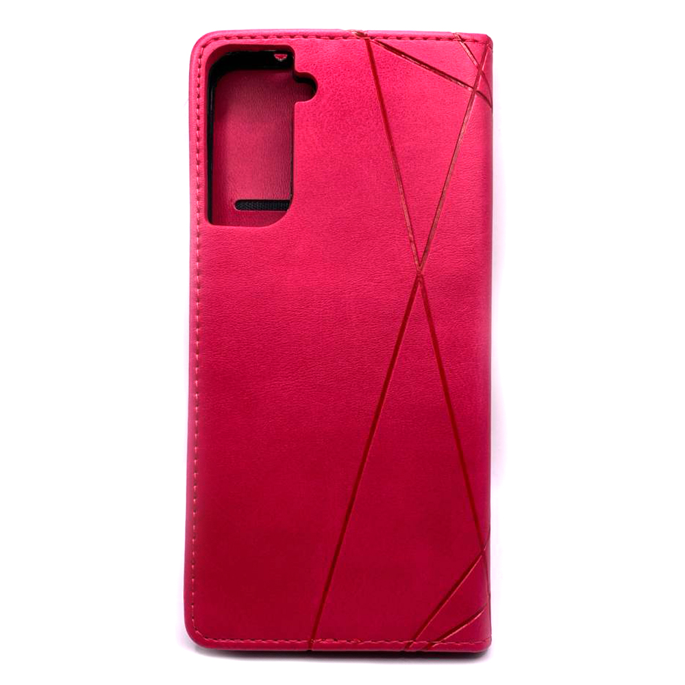 Книжка Business для Samsung S21 Plus малинова-1